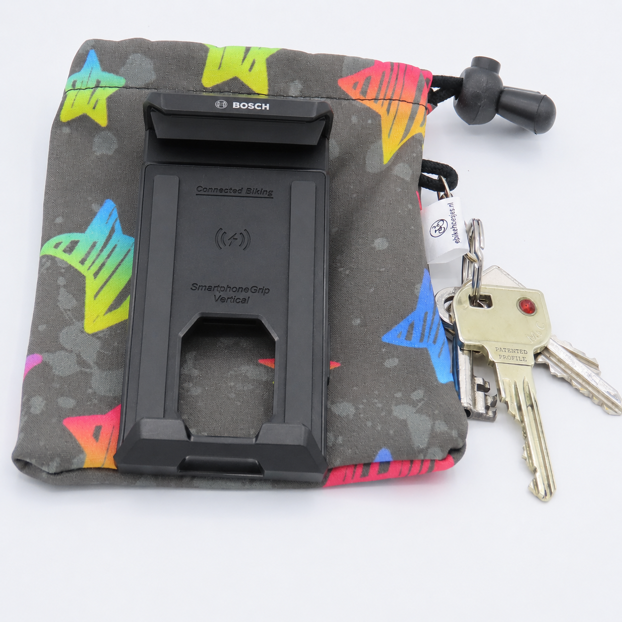 E-Bike-Hülle L Display Rot Fleece DLX