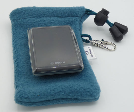 Ebike hoesje M display Turquoise Fleece DLX