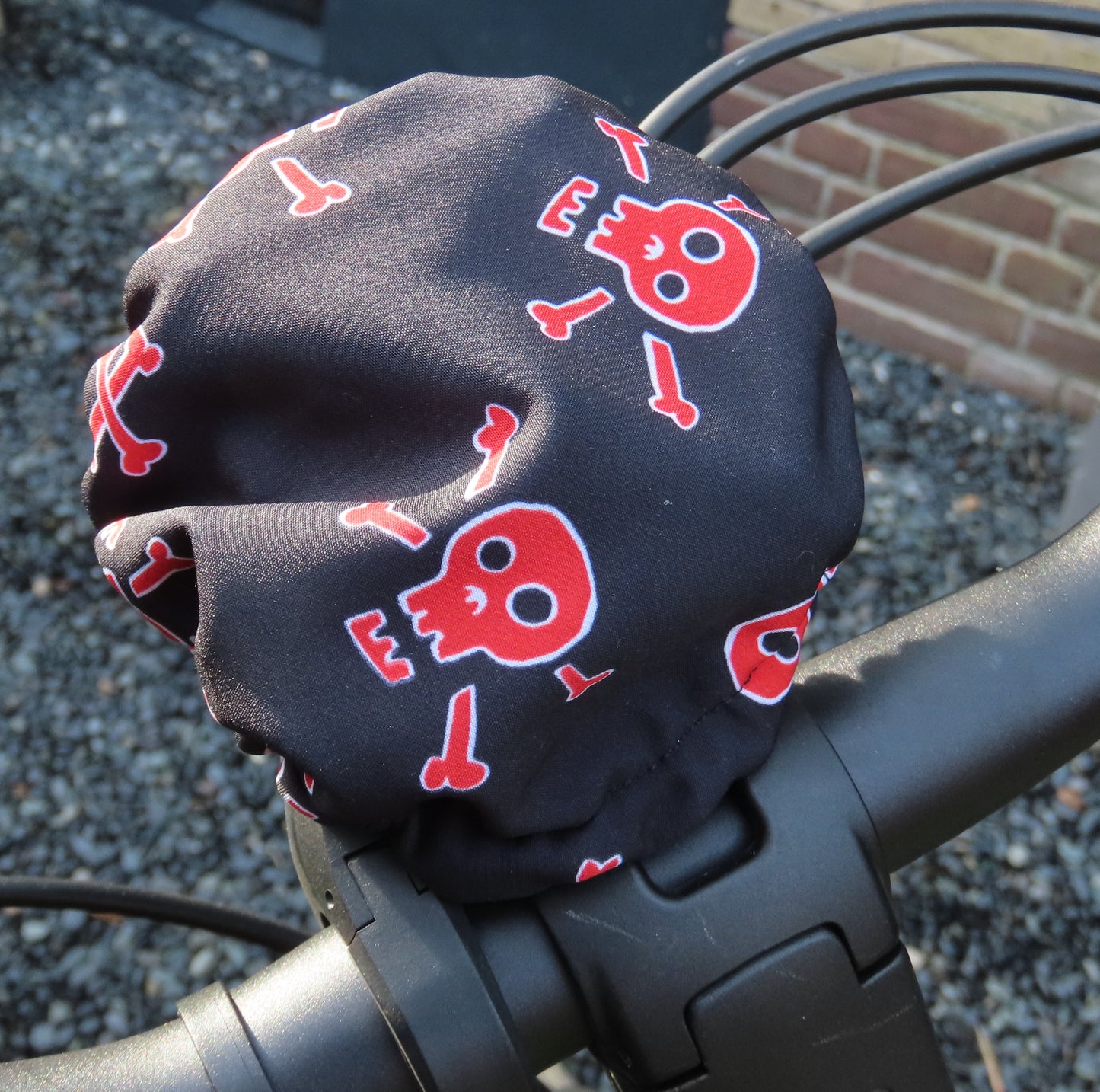 Ebike hoesje display vaste bafang display DP-C271 doodshoofd softshell G