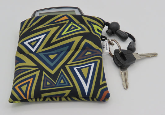 Ebike hoesje L display  Bosch intuvia  DLX Driehoekje groen softshell