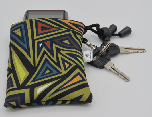 Ebike hoesje M display Bosch intuvia 100 Driehoekje groen softshell DLX