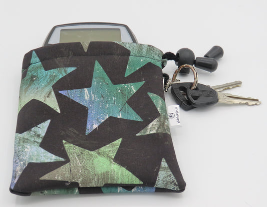 Ebike hoesje L display  Bosch intuvia  DLX Ster op zwart softshell