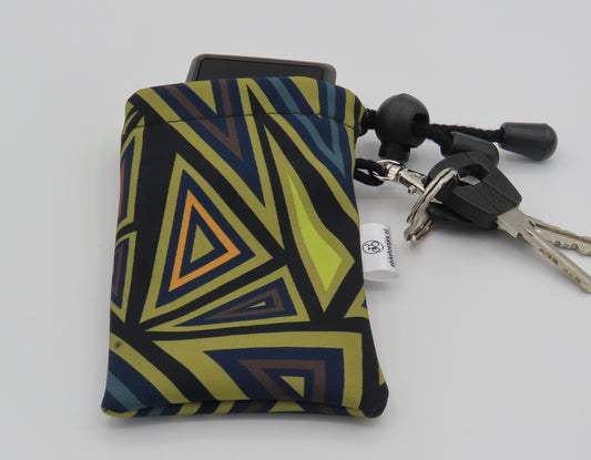 Ebike hoesje M display Bosch Kiox 500 Driehoekje groen softshell DLX