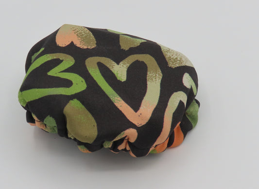 Ebike hoesje display vaste bafang display DP-C245 Hartje op zwart softshell K