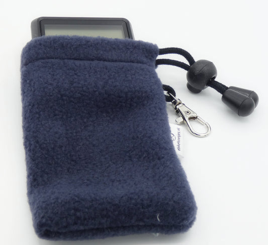 Ebike hoesje L display Bosch intuvia 100 Donker Blauw DLX