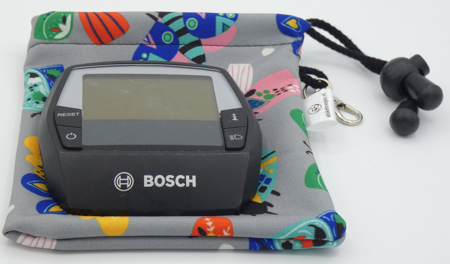 Ebike hoesje L display Bosch intuvia DLX vlinder softshell