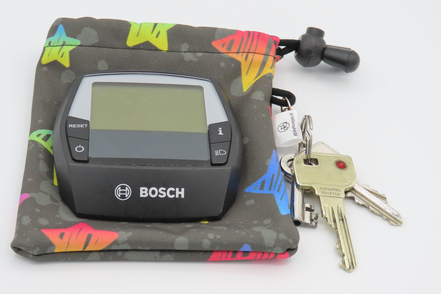 Ebike hoesje L display Bosch intuvia DLX Sterren softshell