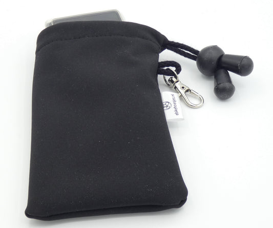 Ebike hoesje M display Bosch intuvia 100 zwart softshell DLX