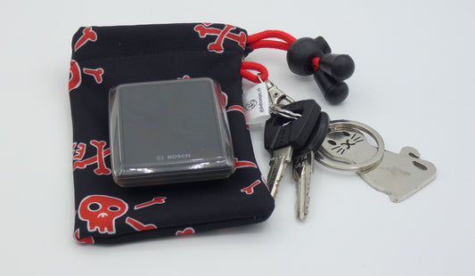 Ebike hoesje S display Doodshoofd softshell DLX