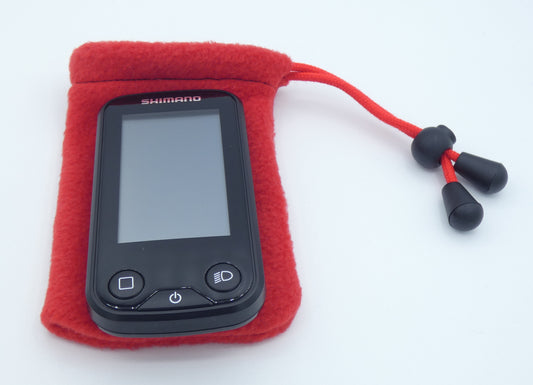 Ebike hoesje S display Rood Fleece DLX