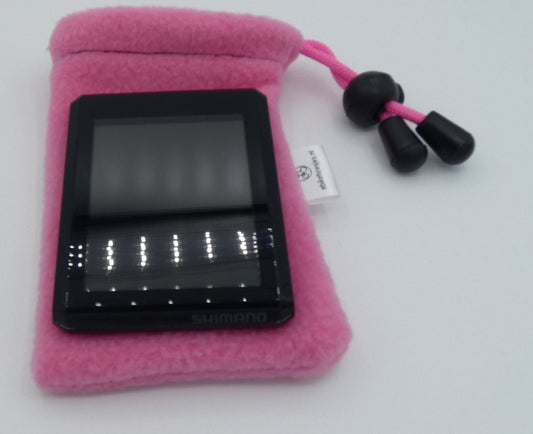 Ebike hoesje M display Fuchsia Fleece DLX