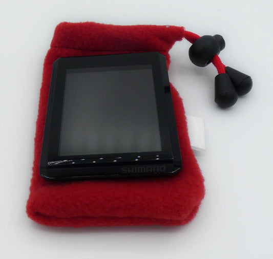 Ebike hoesje M display Rood Fleece DLX