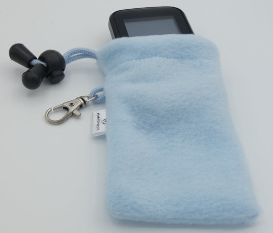 Ebike hoesje S display shimano 6100 Licht Blauw DLX