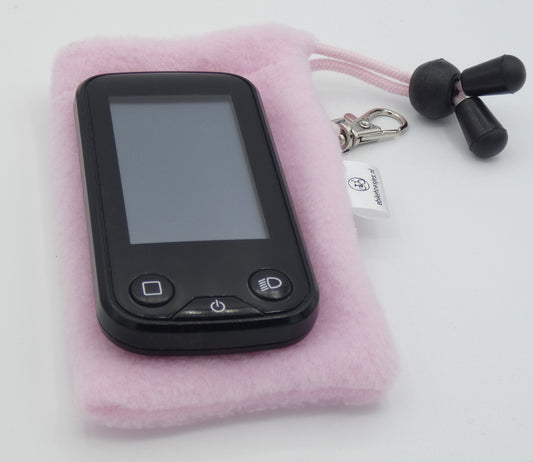 Ebike hoesje S display Licht rose Fleece DLX