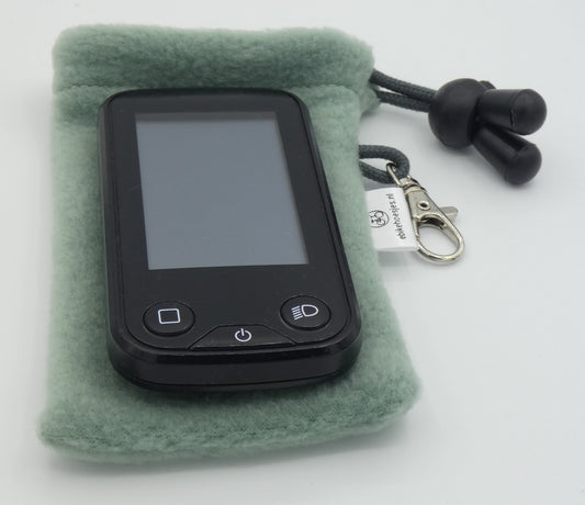 Ebike hoesje S display Lovens groen Fleece DLX