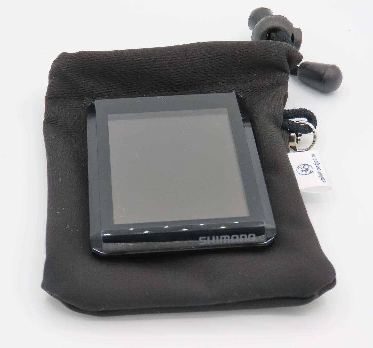 Ebike hoesje M voor het shimano SC-EN610 display Zwart softshell DLX