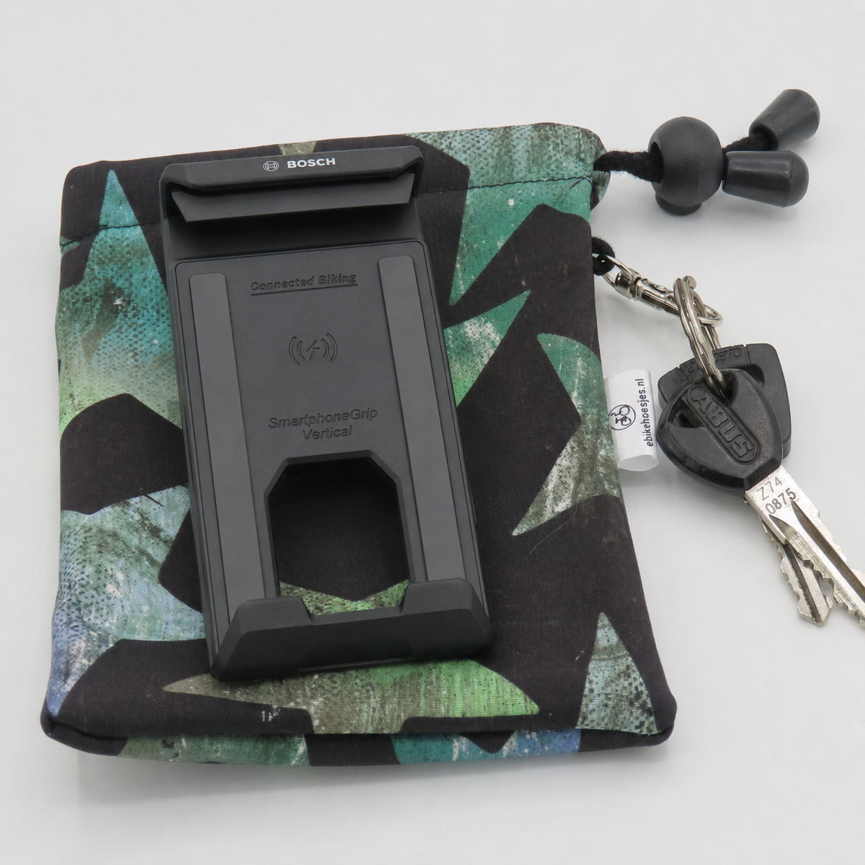 Ebike hoesje XL display Sterren op zwart Softshell DLX