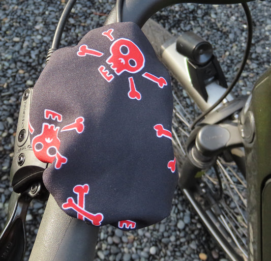 Ebike hoesje display vaste bafang display DP-C381 doodshoofd softshell K