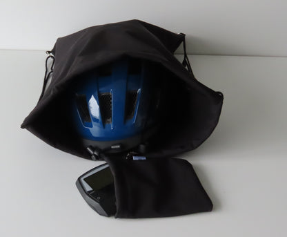 Black DLX, E-bike helmet bag, Racing helmet bag, Horse riding helmet bag, Bicycle helmet bag