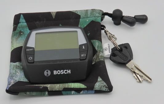 Ebike hoesje L display  Bosch intuvia  DLX Ster op zwart softshell
