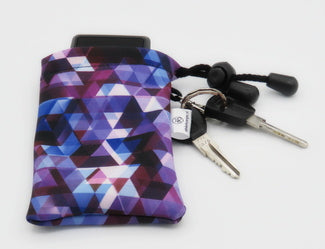 E-bike cover M display Bosch Kiox 500 Triangle on purple softshell DLX