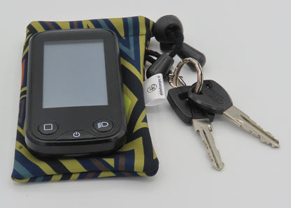 Ebike hoesje S display Driehoekje groen softshell DLX