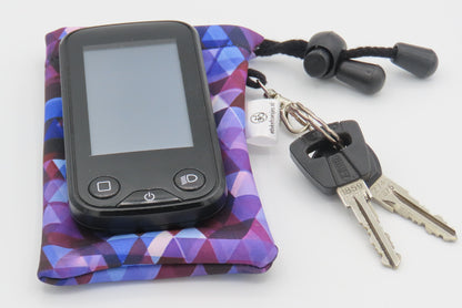 E-bike cover S display Triangle on purple softshell DLX