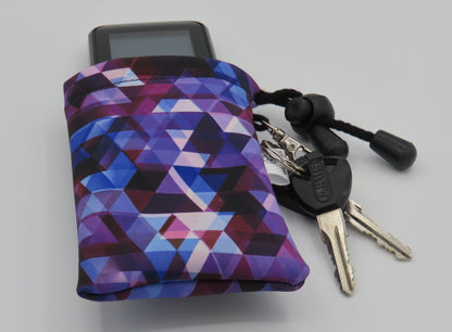 E-bike cover S display Triangle on purple softshell DLX