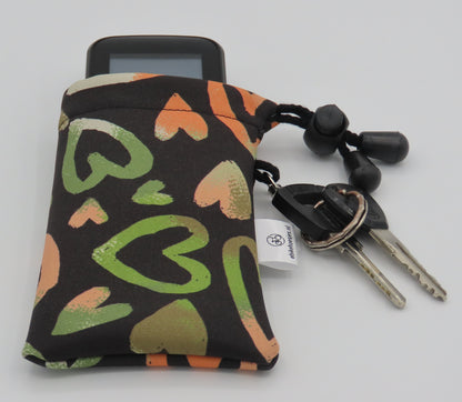 Ebike cover S display Heart on black softshell DLX