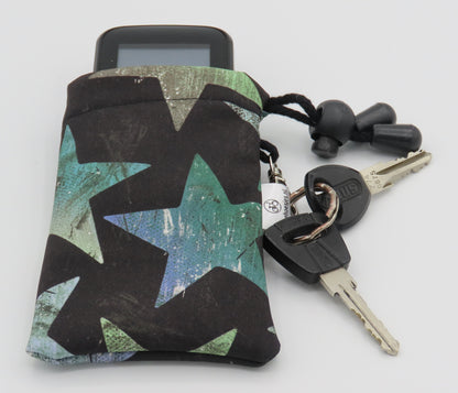 E-bike cover S display Bosch Kiox/Kiox 300 star on black softshell DLX