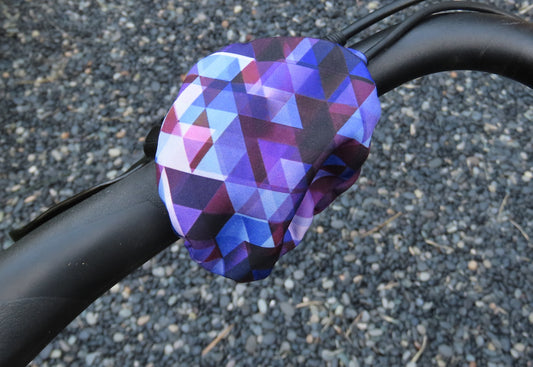 Ebike hoesje display vaste bafang display DP-C241 Driehoekje op paars softshell K