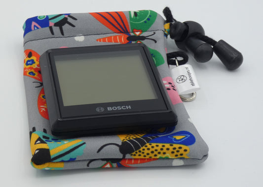 Ebike hoesje M display Bosch intuvia 100 vlinder softshell DLX