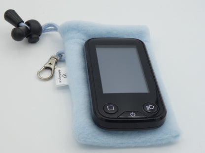 Ebike hoesje S display Licht blauw Fleece DLX