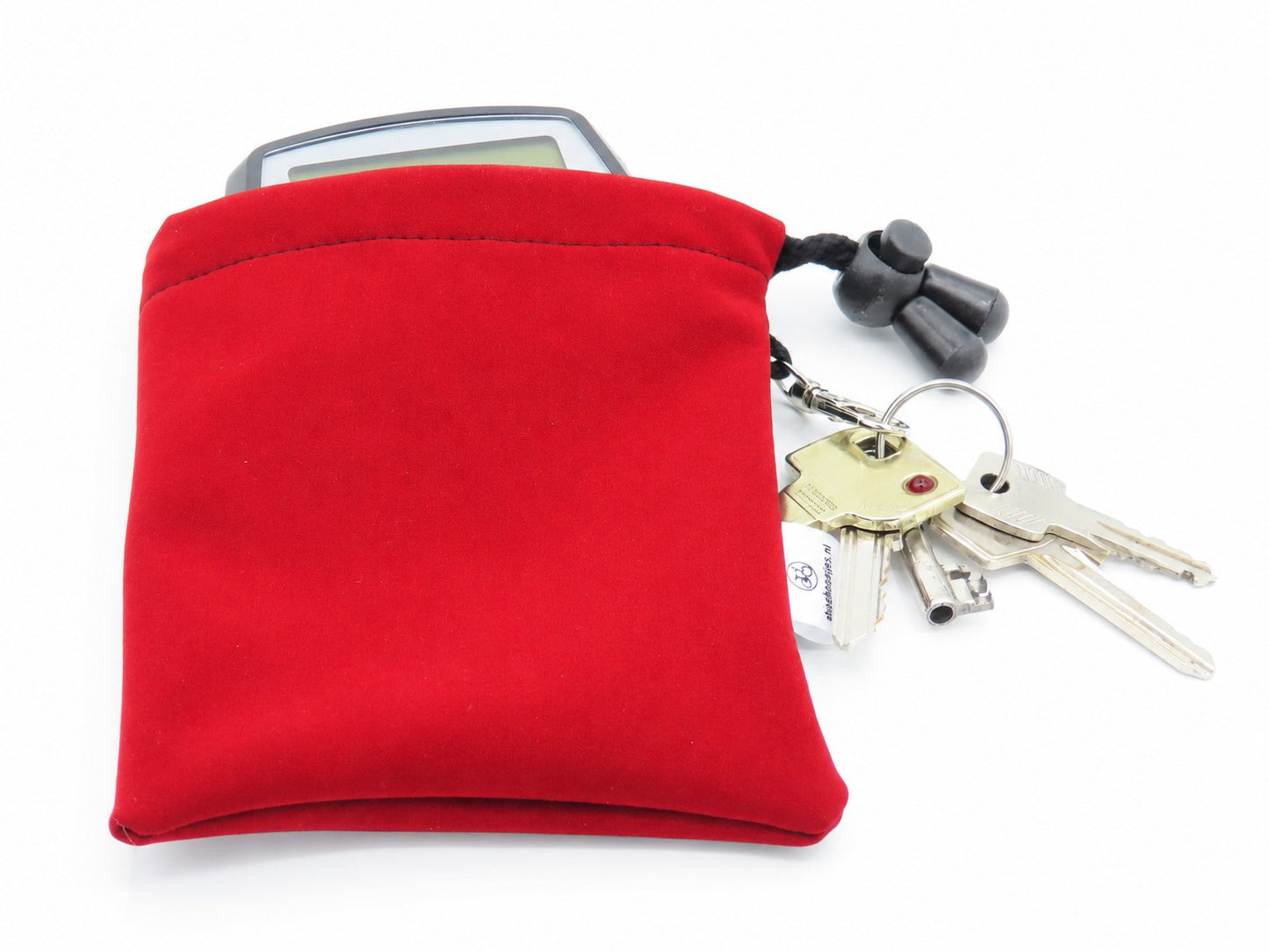 Ebike hoesje L display  rood softshell DLX
