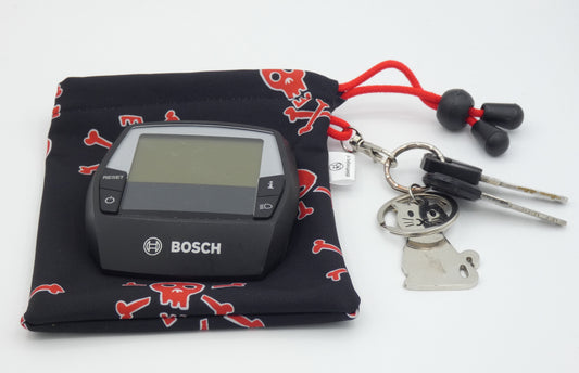 Ebike hoesje display  Bosch intuvia   L DLX Doodshoofd softshell