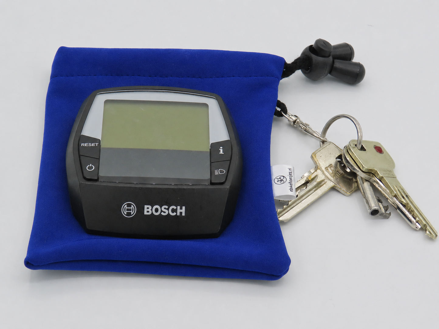 Ebike hoesje L display Konings blauw softshell DLX