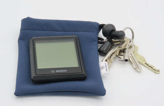 Ebike cover M display Bosch Jeans Blue softshell DLX