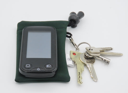 Ebike hoesje S display Mos groen softshell DLX