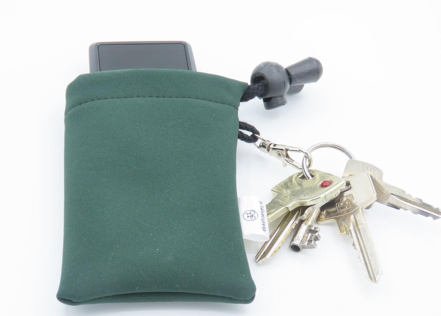 Ebike hoesje S display Mos groen softshell DLX