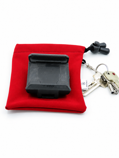 Ebike hoesje L display  rood softshell DLX